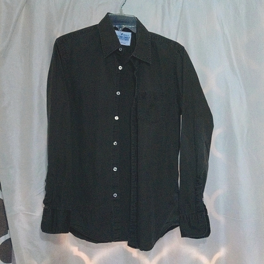 Men's small American eagle casual button down shirt